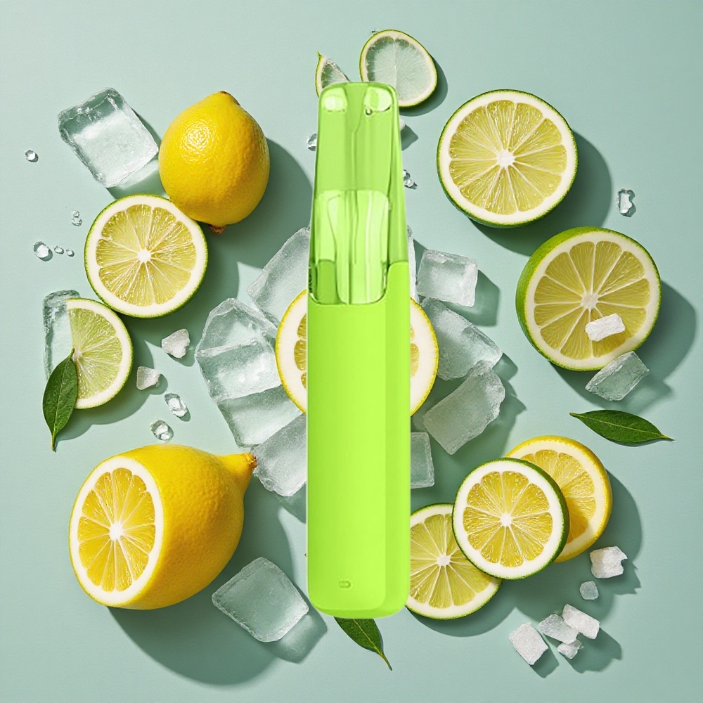 Snowplus Dash 4000パフ レモンライムアイス セラミックアトマイザー 7.5ml Japan vape