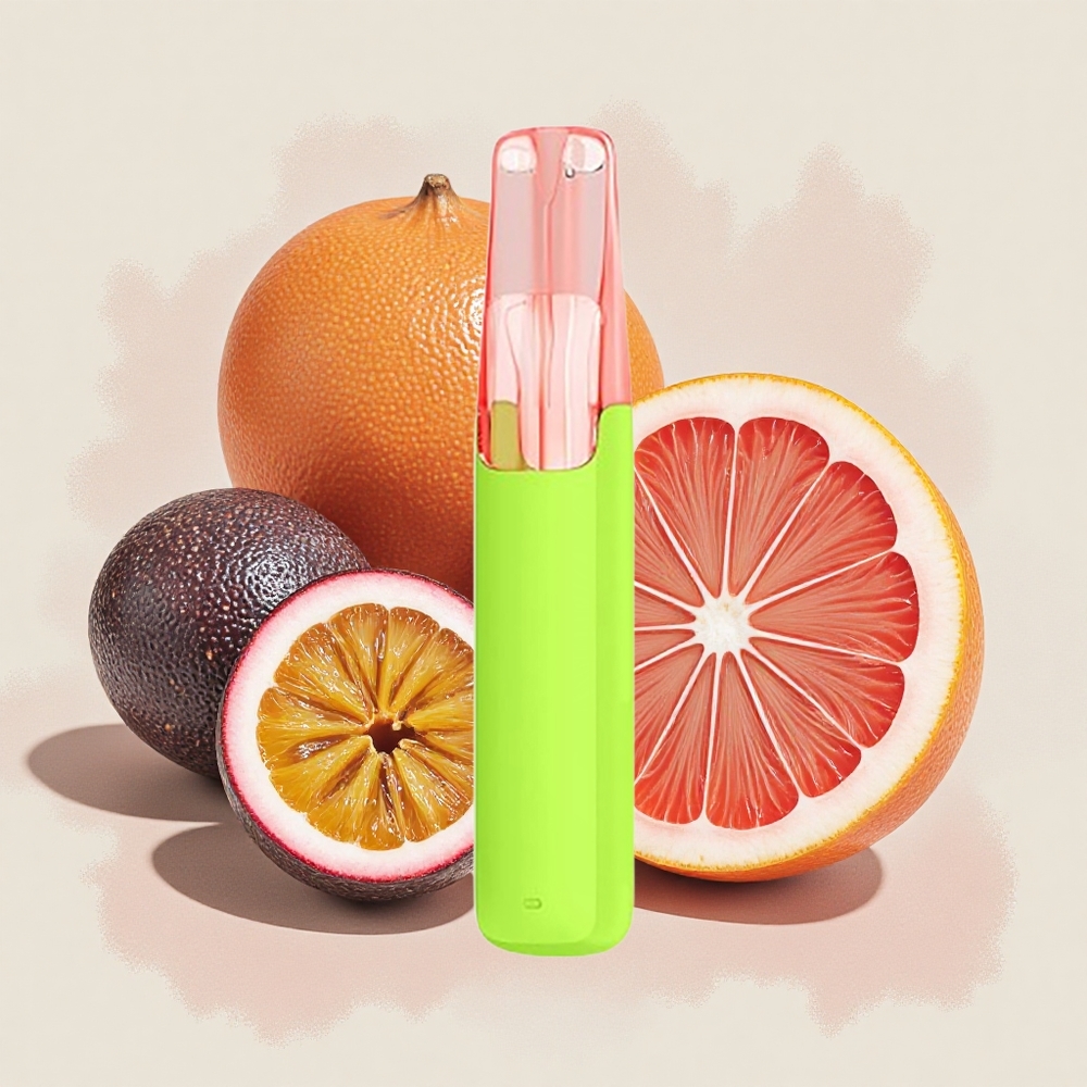 Snowplus Dash 4000パフ パッショングレープフルーツ セラミックアトマイザー Japan vape