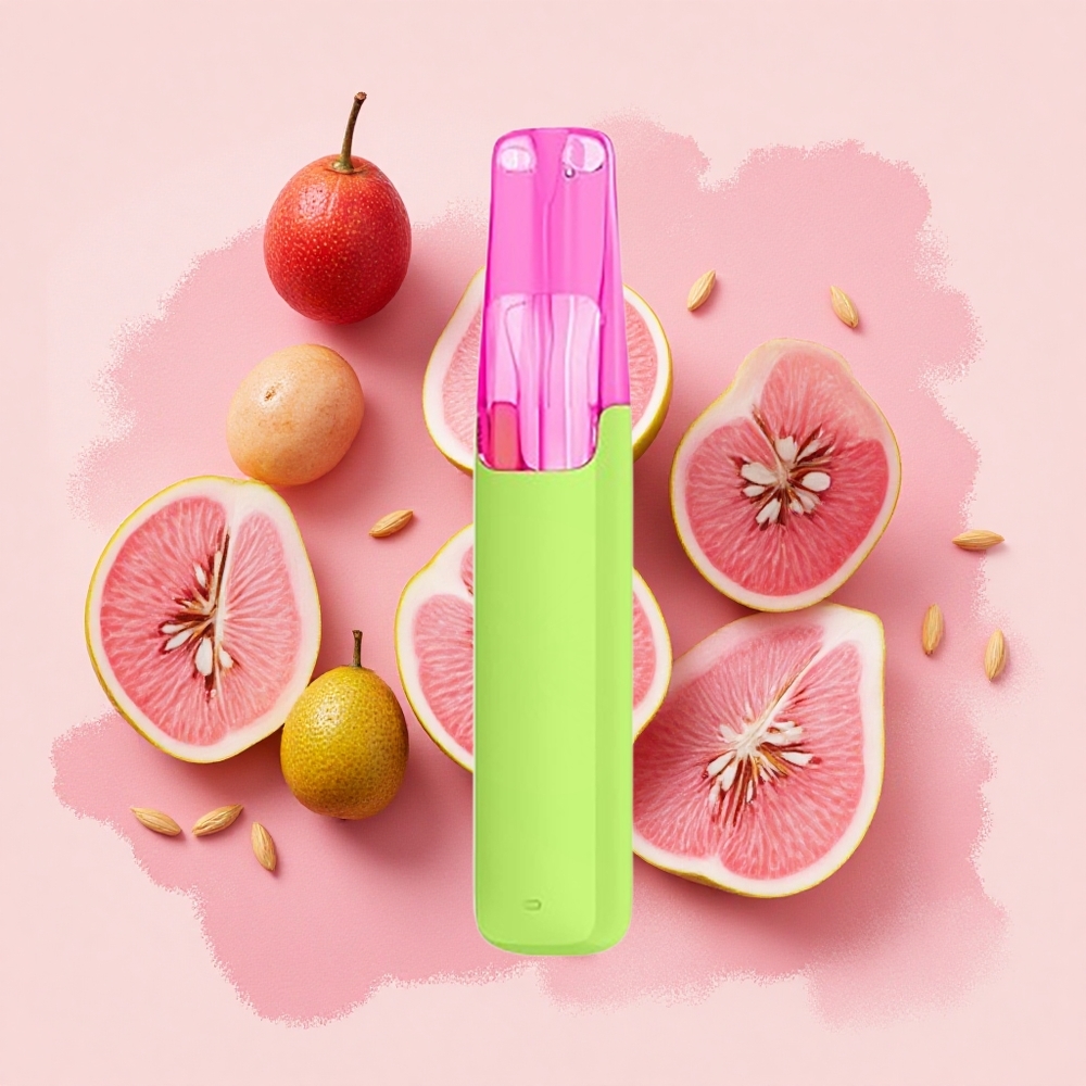 Snowplus Dash 4000パフ ピンクグアバ セラミックアトマイザー Japan vape