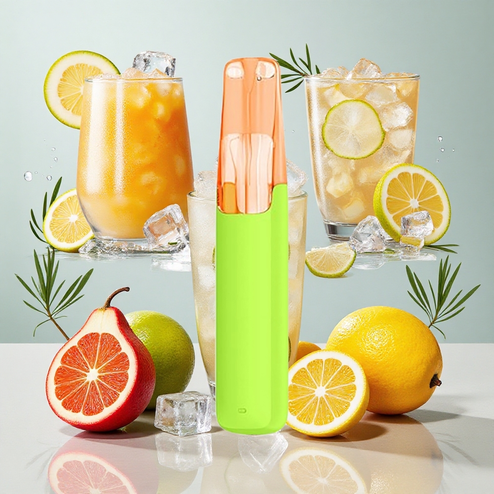 Snowplus Dash 4000パフ スパークリングアイスドレモンティー セラミックアトマイザー Japan vape