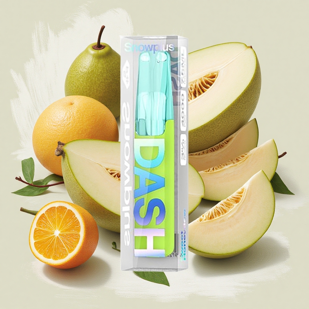 Snowplus Dash 4000パフ スイートハニーデュー セラミックアトマイザー Japan vape