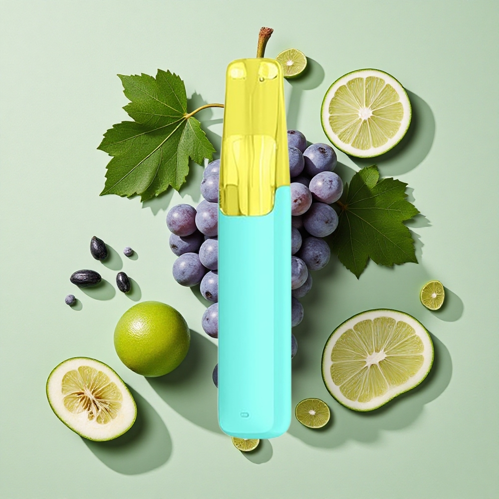 Snowplus Dash 4000 Puffs グリーングレープ セラミックアトマイザー Japan vape