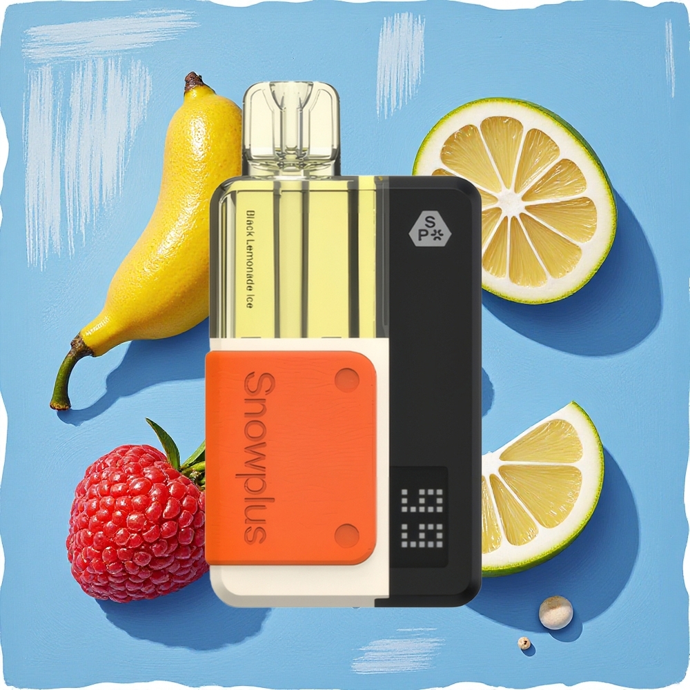 Snowplus Swift 15000 Puffs ブルーレモンラズ Pod Kit 1000mAh デュアルメッシュ Japan vape