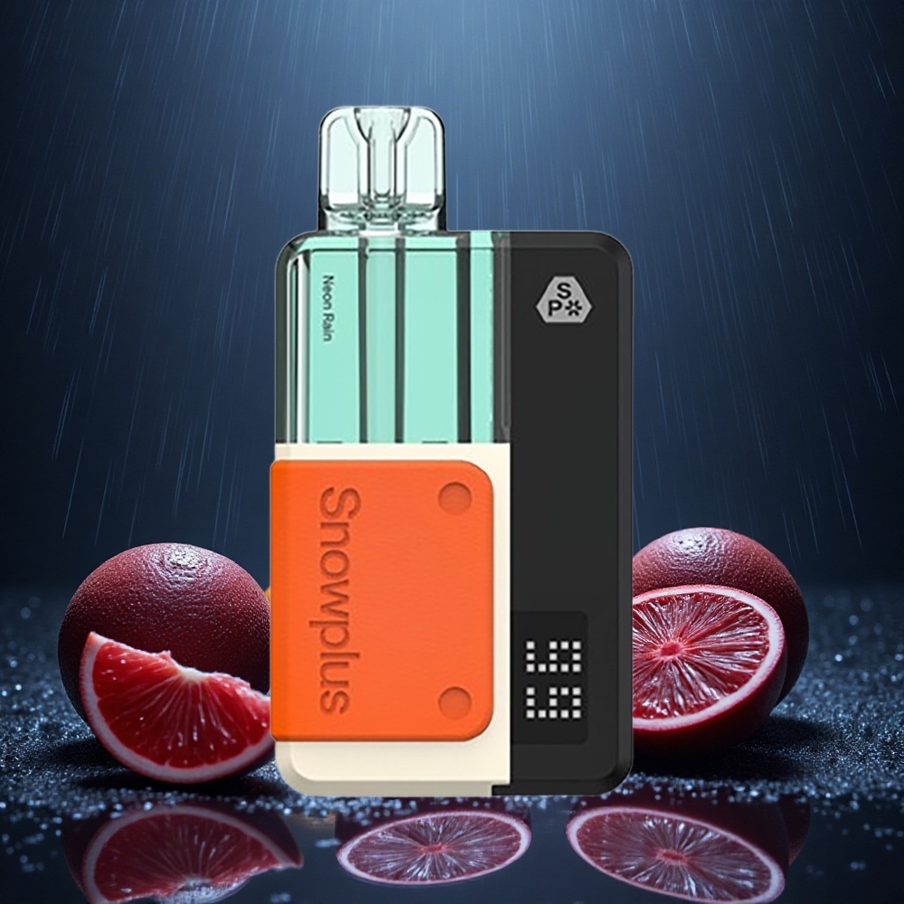 Snowplus Swift 5000 Puffs デュアルメッシュ Atomizer ネオンレイン Japan vape