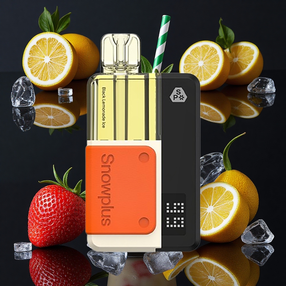 Snowplus Swift 5000 Puffs デュアルメッシュ ブラックレモネードアイス Japan vape