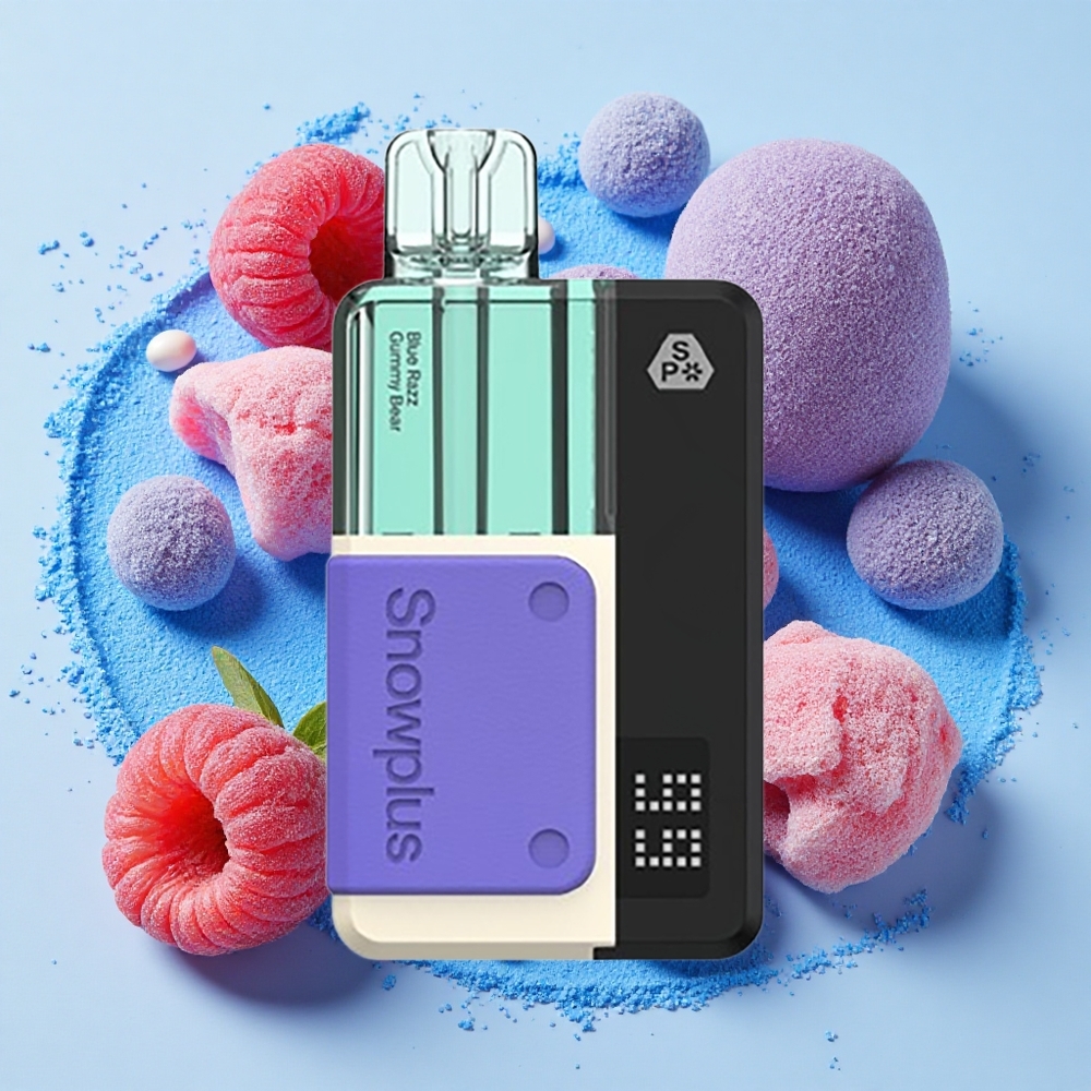 Snowplus Swift 5000 Puffs デュアルメッシュ ブルーラズグミベア Japan vape