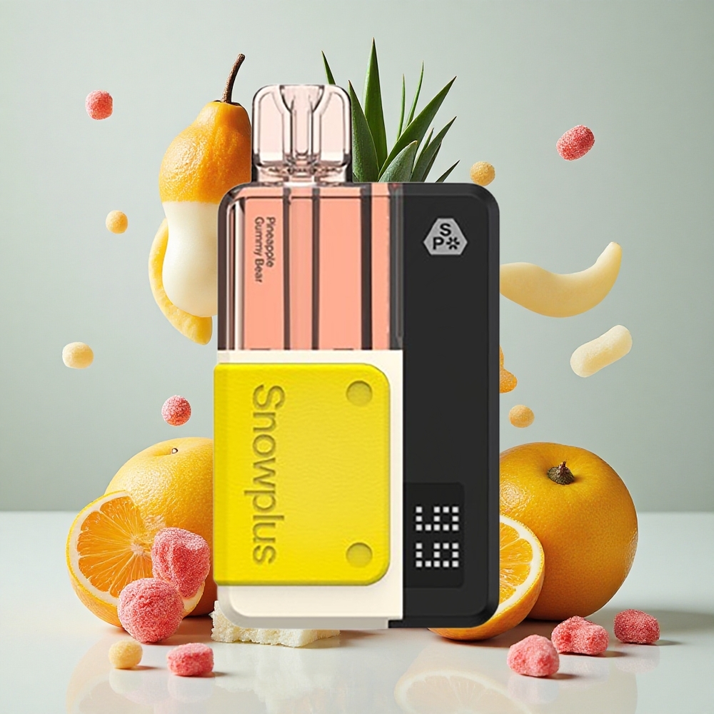 Snowplus Swift 5000 Puffs パイナップルグミベア デュアルメッシュ Japan vape