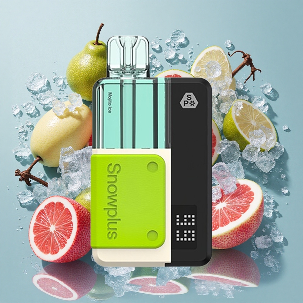 Snowplus Swift 5000 Puffs デュアルメッシュ Pod Kit モヒートアイス Japan vape