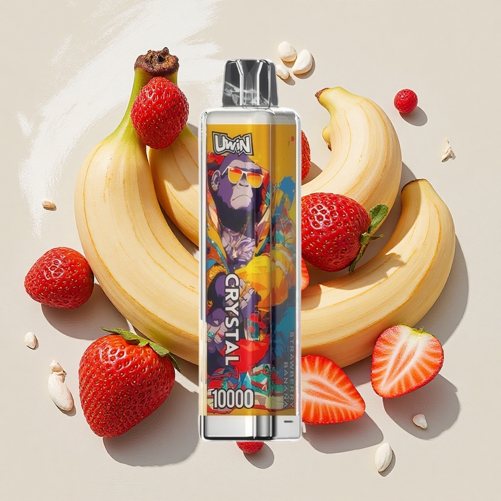UWIN Crystal 10000 Puffs ストロベリーバナナ 18ml Japan vape
