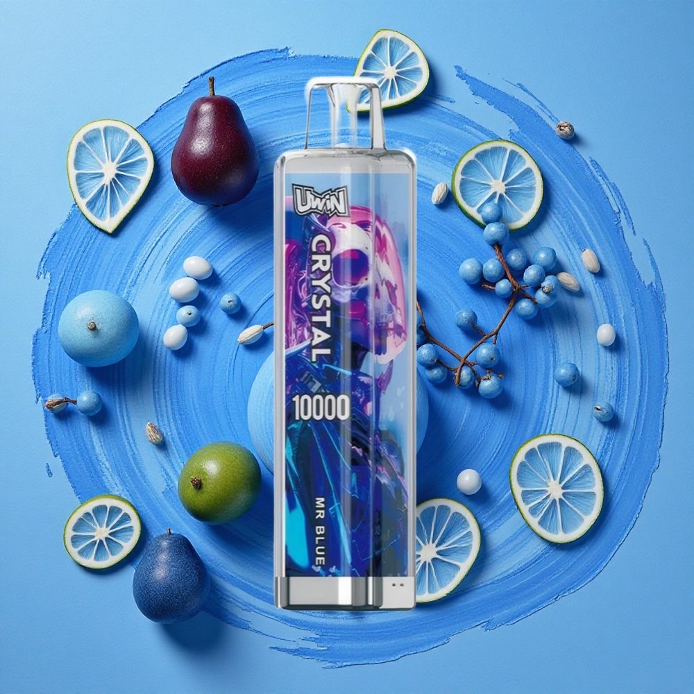 UWIN Crystal 10000 Puffs Mrブルー 18ml 650mAh Japan vape