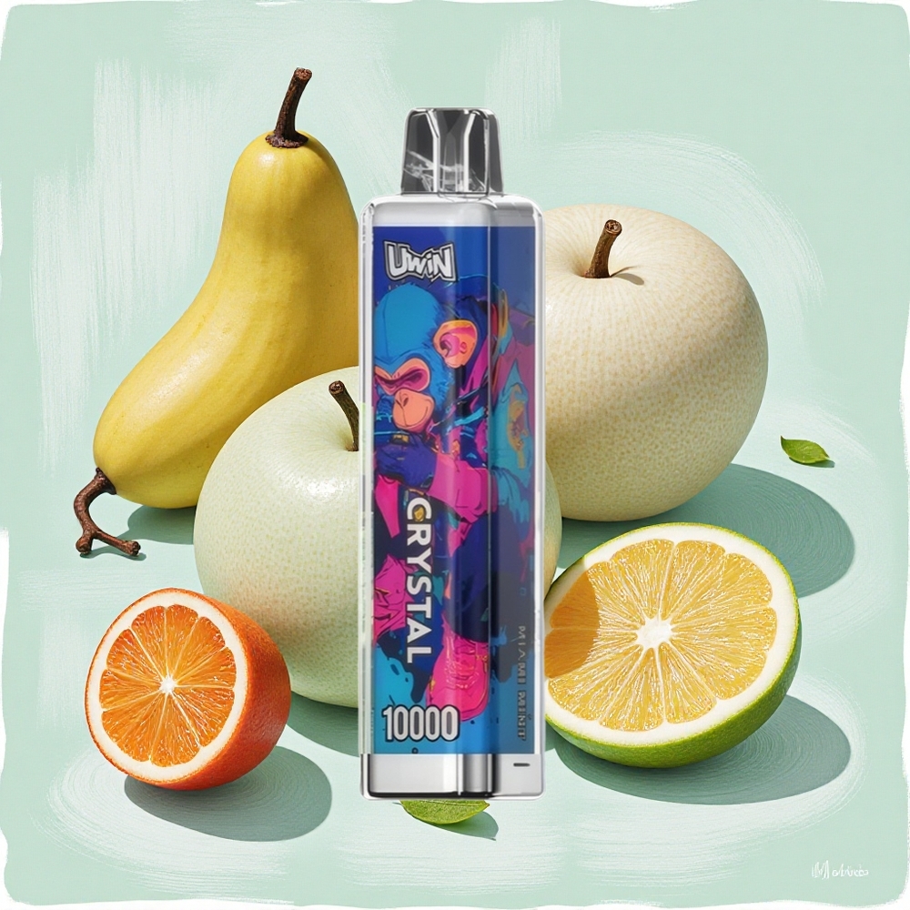 UWIN Crystal 10000 Puffs マイアミミント RGBライト搭載 Japan vape
