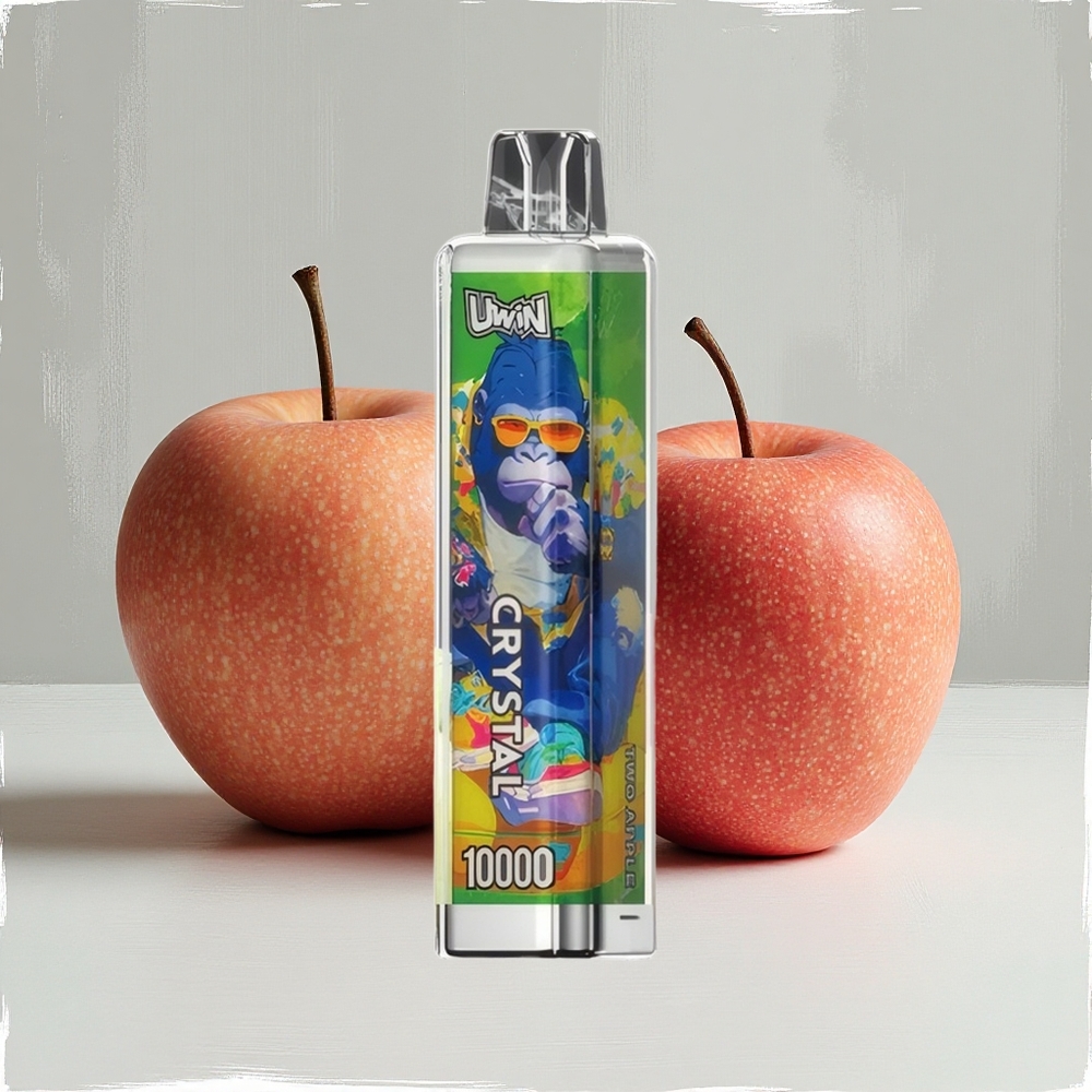 UWIN Crystal 10000 Puffs ダブルアップル RGBライト Japan vape