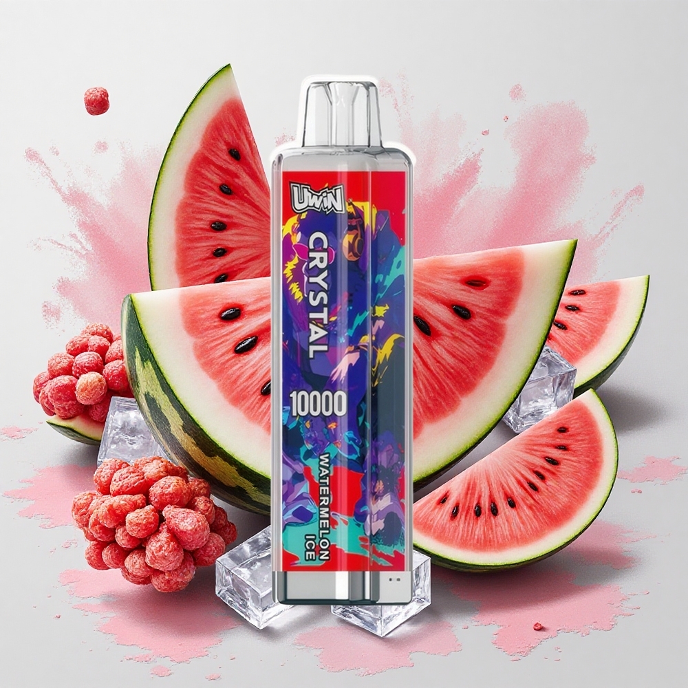 UWIN Crystal 10000パフス スイカアイス RGBライト搭載 Japan vape