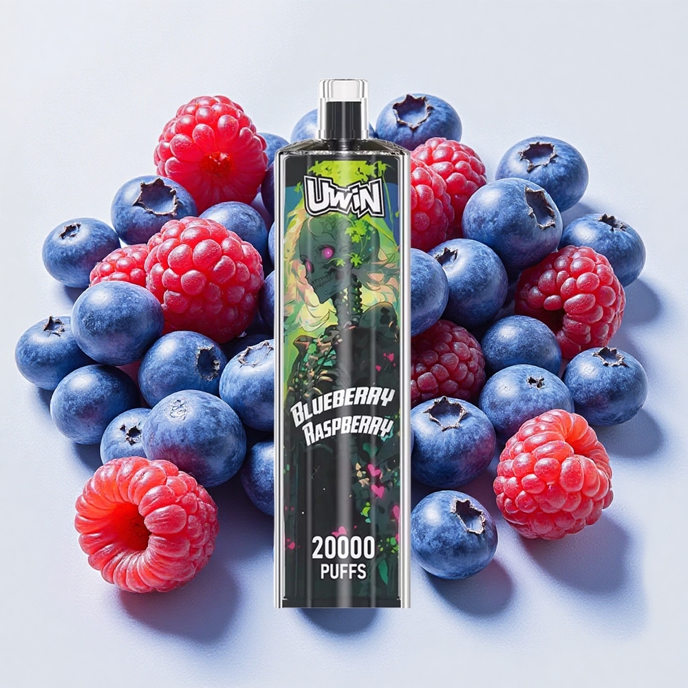 Uwin Shisha Hookah Crystal 20000 Puffs ブルーベリーラズベリー 22ml Japan vape
