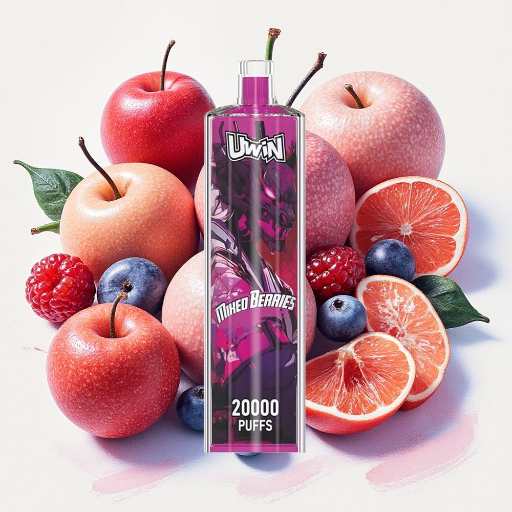 Uwin Shisha Hookah Crystal 20000 Puffs ミックスベリー 22ml Japan vape