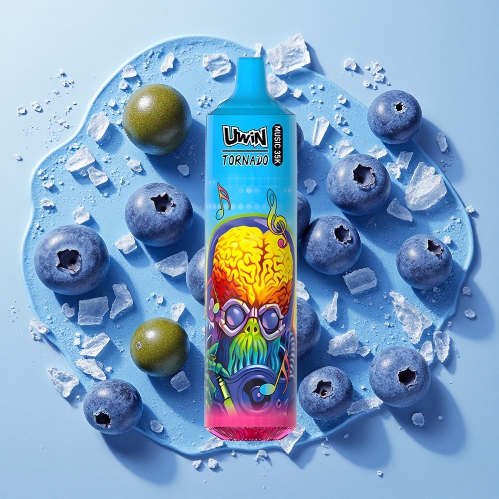 Uwin Tornado 35K ブルーベリー・オン・アイス リチャージャブル 600mAh Japan vape