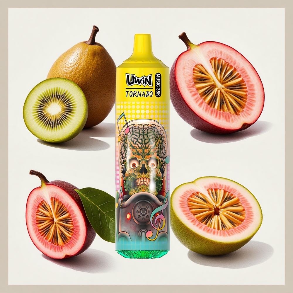 Uwin Tornado 35K キウイパッションフルーツグアバ 600mAhリチャージャブル Japan vape