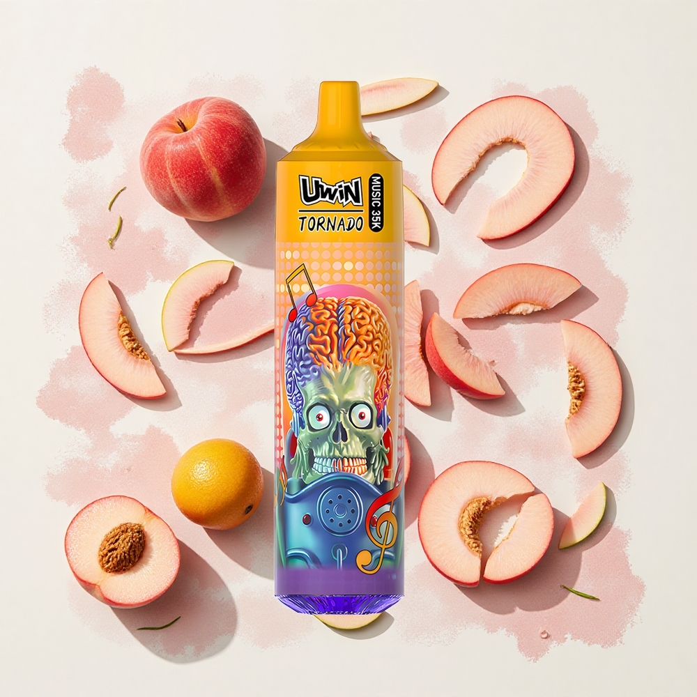 Uwin Tornado 35K サマーピーチアイス 600mAh リチャージャブル Japan vape