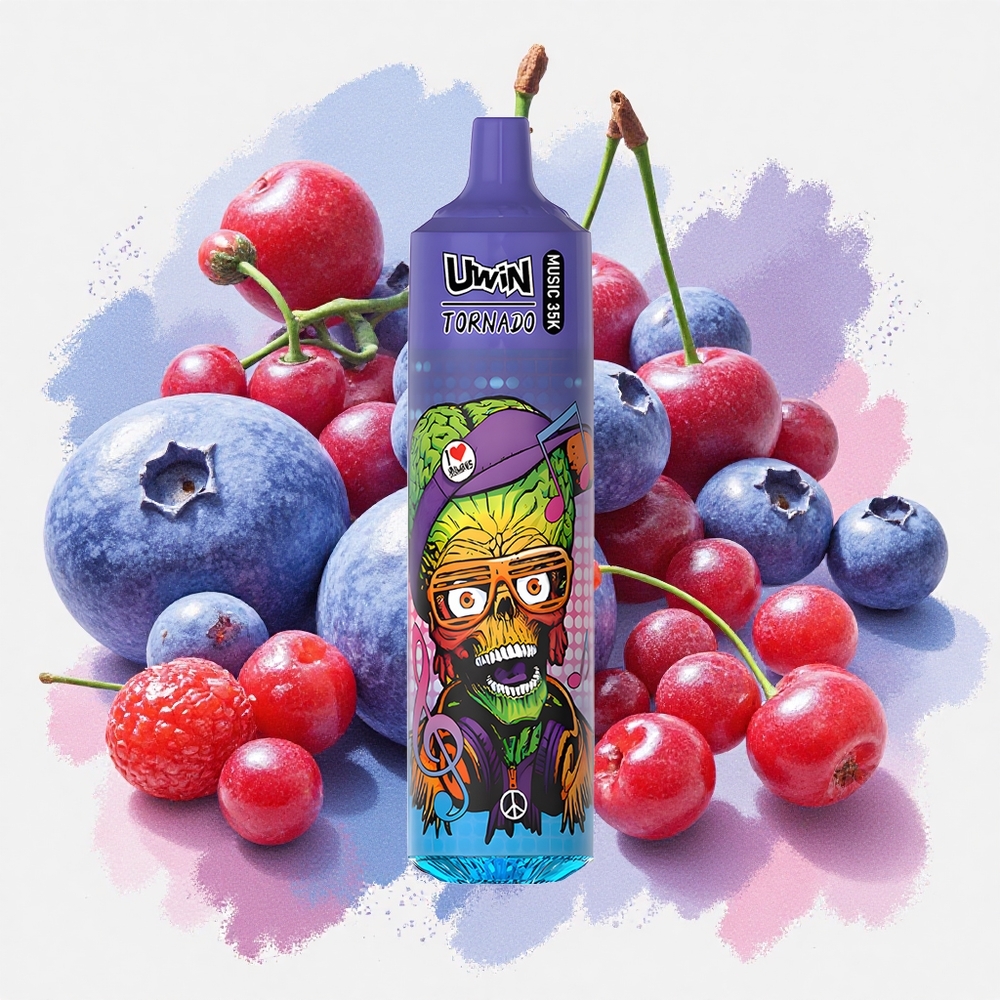 Uwin Tornado 35K ブルーベリー・チェリー・クランベリー 600mAhバッテリージャパンベイプ