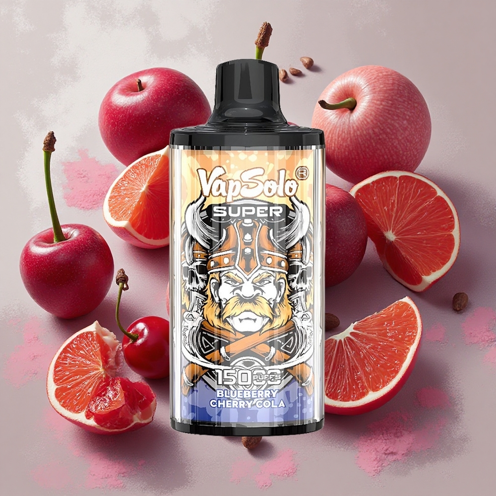 Vapsolo Super 15000 Puffs チェリーコーラ 40ml 850mah Japan vape