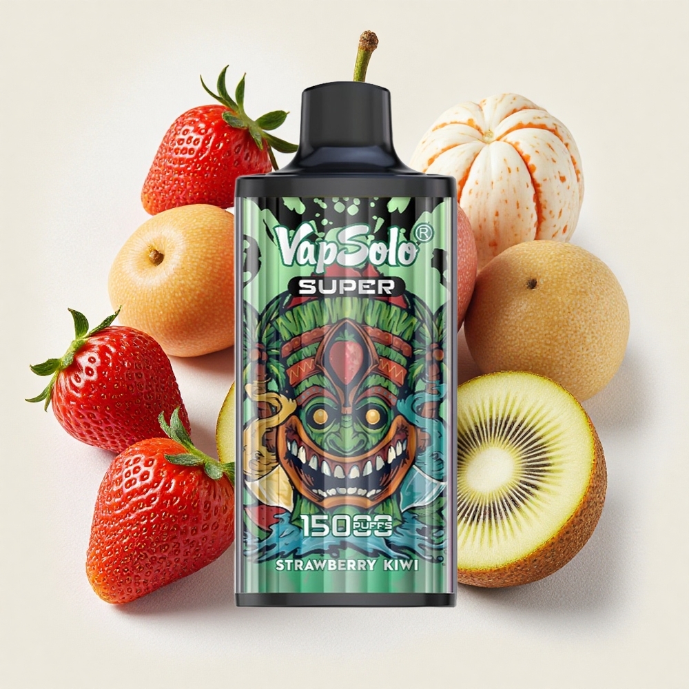 Vapsolo Super 15000 Puffs ストロベリーキウイ 40ml Japan vape