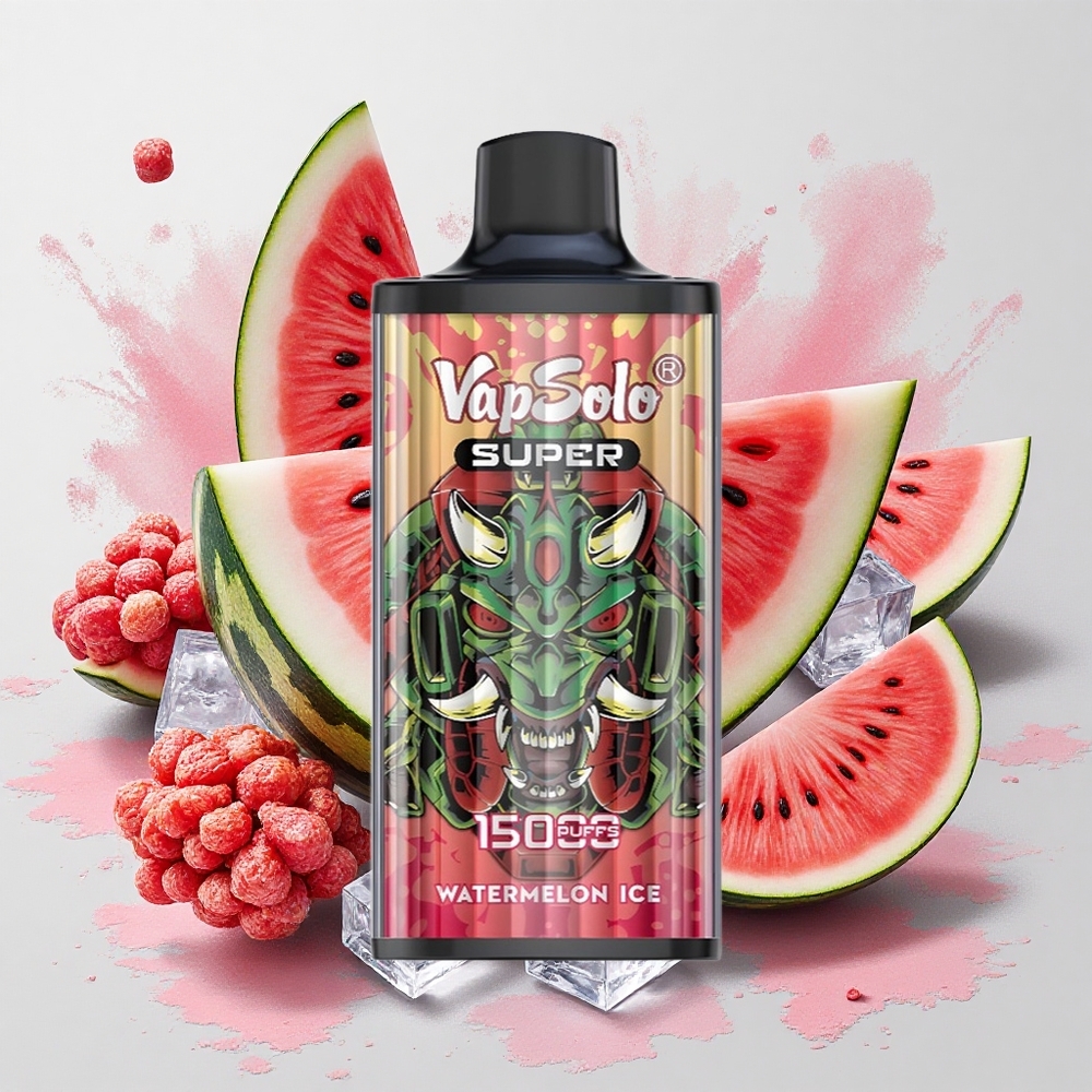 Vapsolo Super 15000 Puffs ウォーターメロンアイス 40ml Japan vape