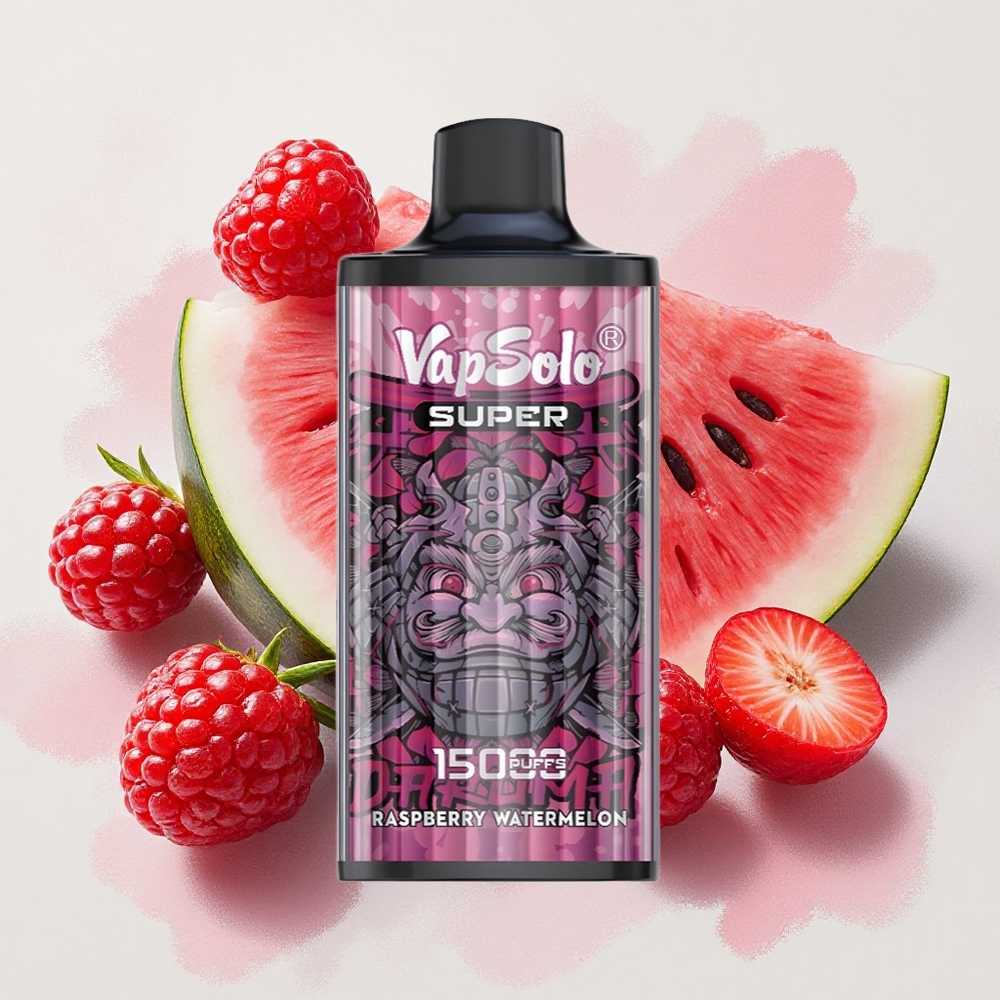 Vapsolo Super 15000 Puffs ラズベリーウォーターメロン Japan vape