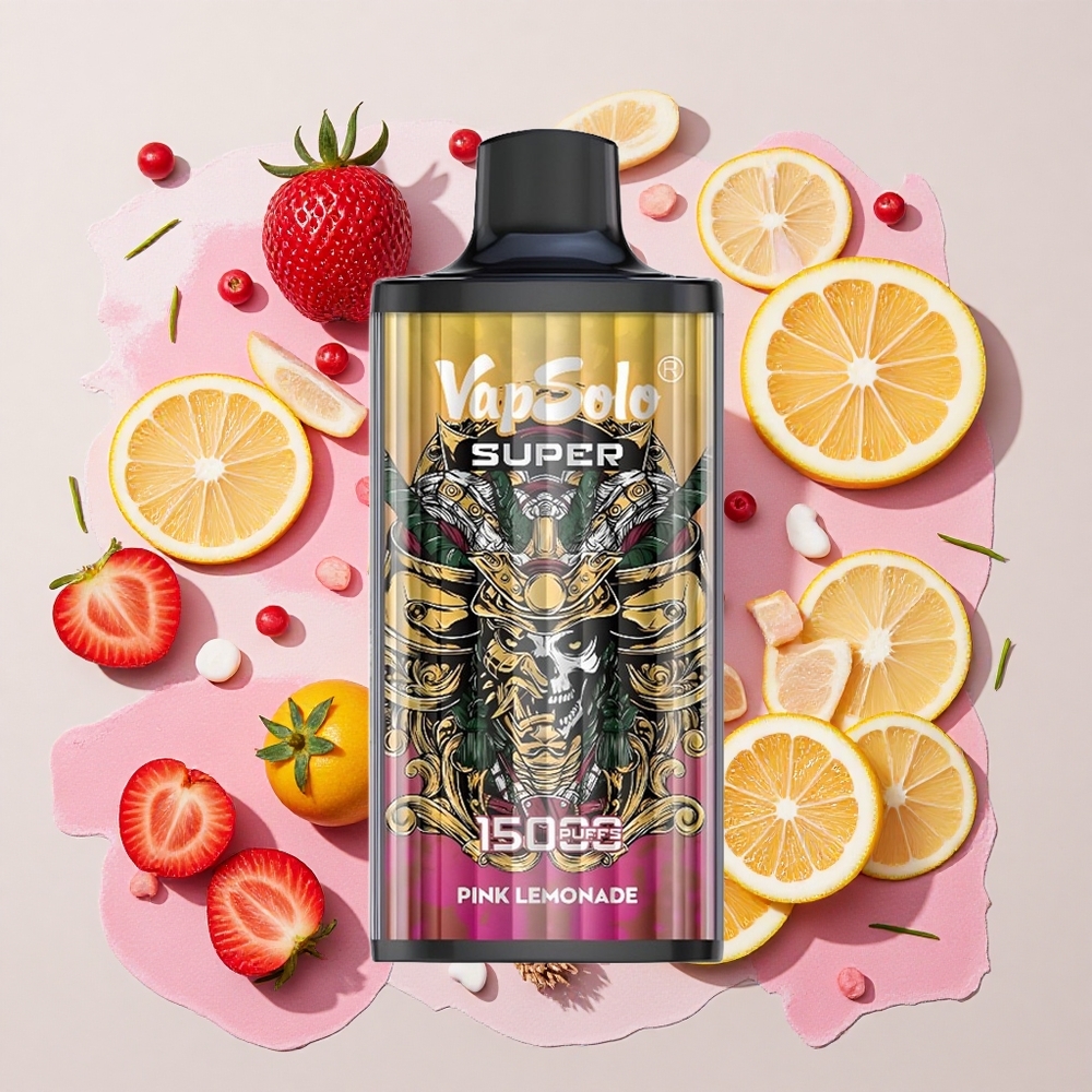 Vapsolo Super 15000 Puffs スーパーピンクレモネード Japan vape