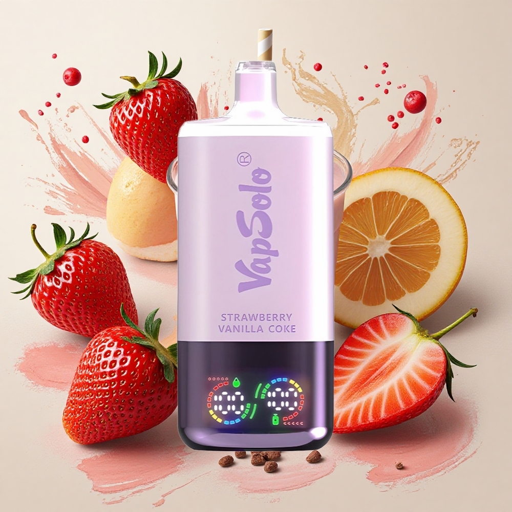 VapSolo Triple 30000 Puffs ストロベリーバニラコーク 40ml Japan vape