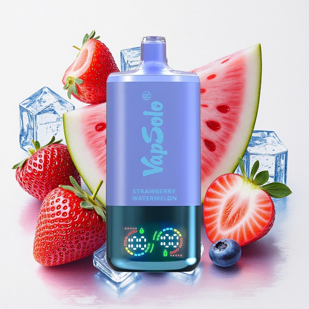 VapSolo Triple 30000 Puffs ストロベリー・ウォーターメロン＆ブルーベリーアイス 40ml Japan vape