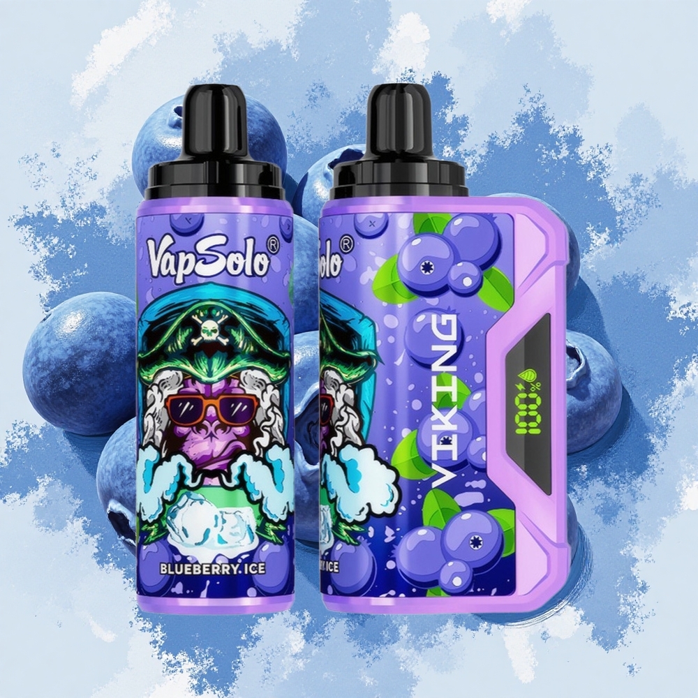 VapSolo VIKING 12000 Puffs ブルーベリー味 22ml Japan vape
