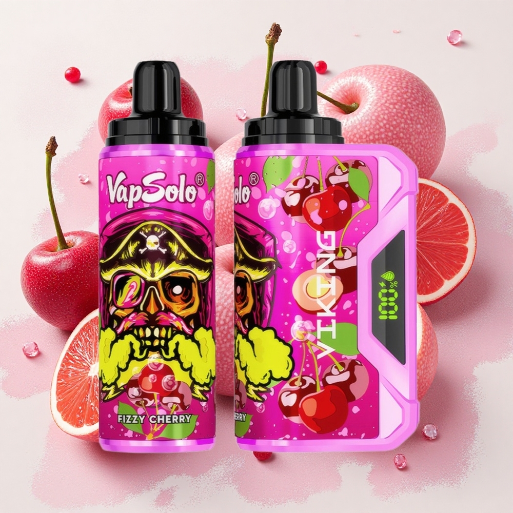 VapSolo VIKING 12000 Puffs フィジーチェリー 22ml Japan vape