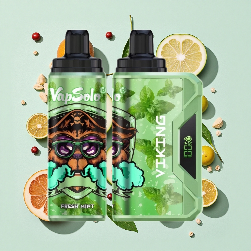 VapSolo VIKING 12000 Puffs フレッシュミント 22ml Japan vape