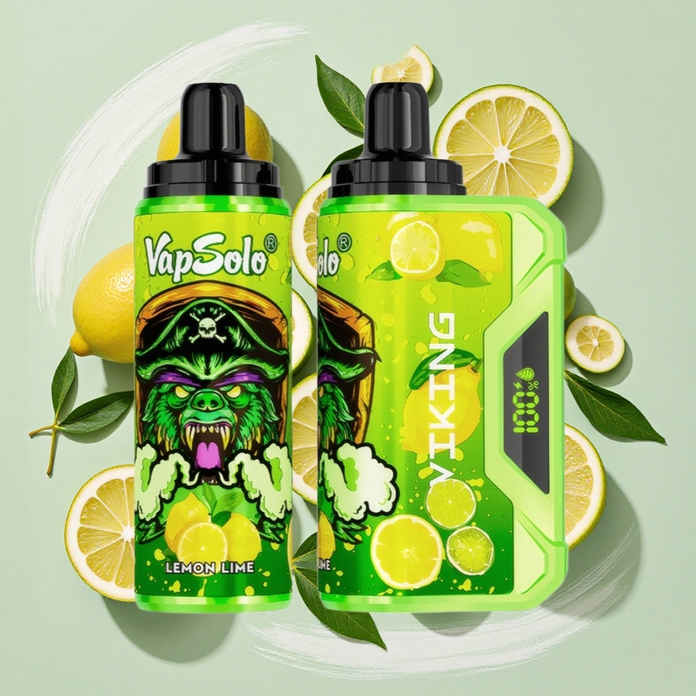 VapSolo VIKING 12000 Puffs レモンライム味 22ml Japan vape