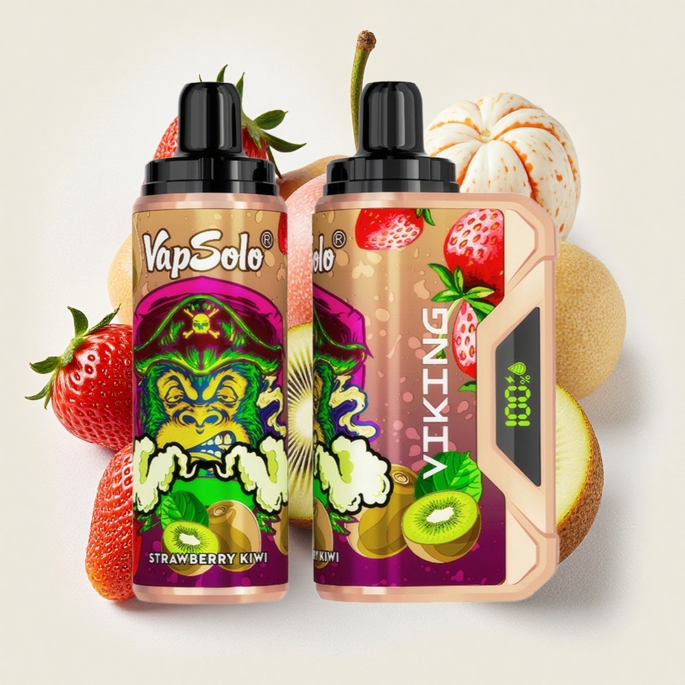 VapSolo VIKING 12000 Puffs ストロベリーキウイ 22ml Japan vape
