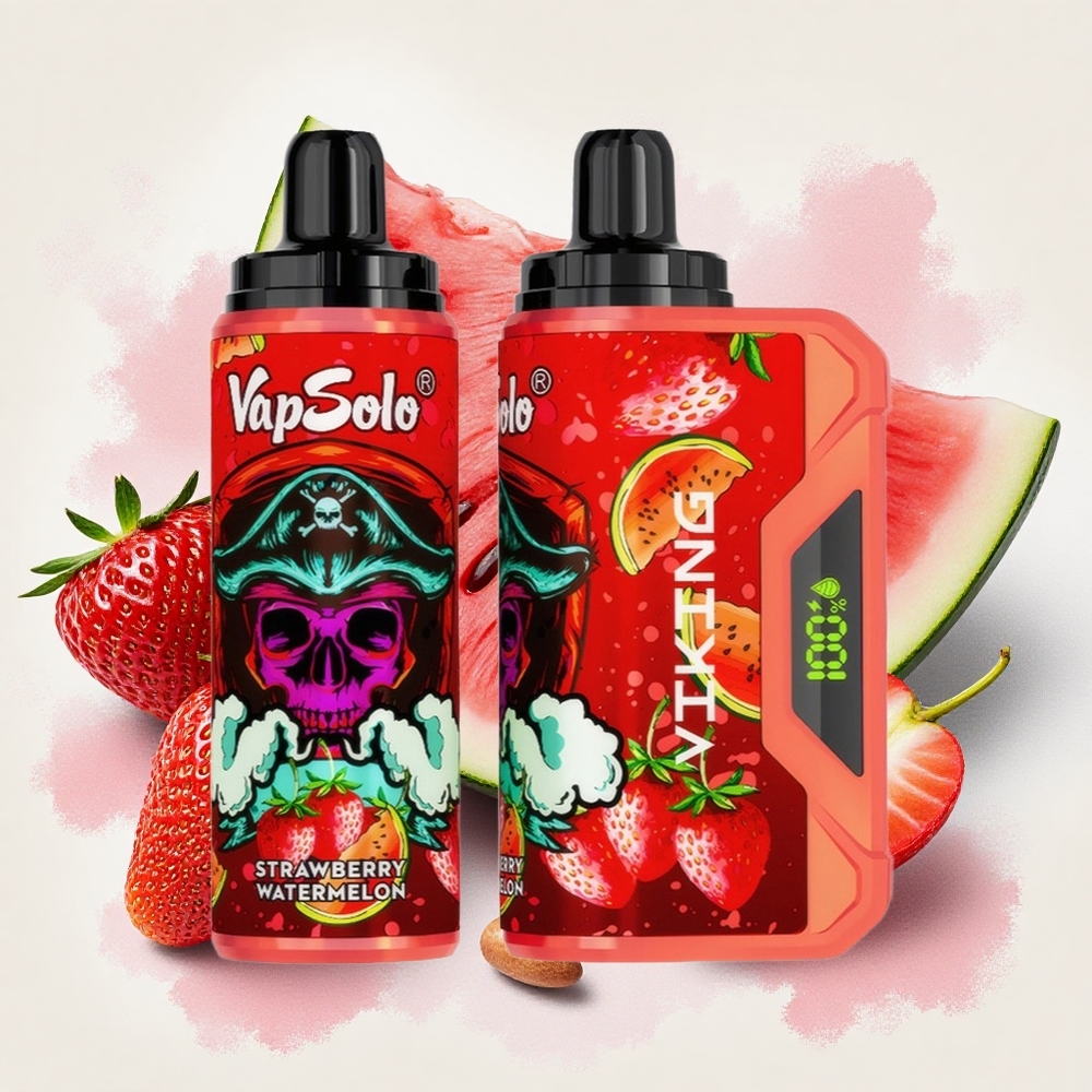 VapSolo VIKING 12000 Puffs ストロベリーウォーターメロン 22ml Japan vape