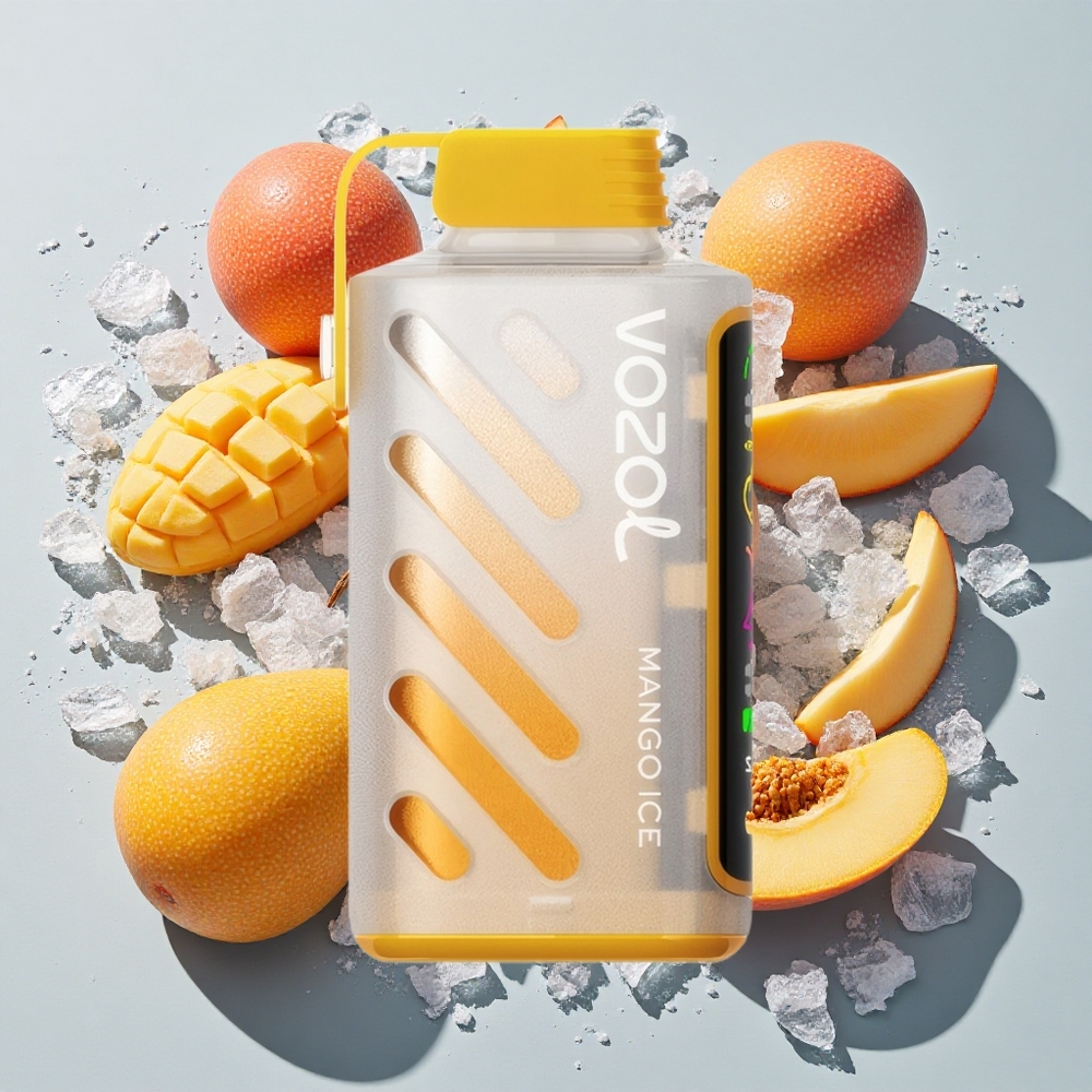 VOZOL Gear Power 20000 パフ マンゴーアイス フルスクリーンディスプレイ Japan vape