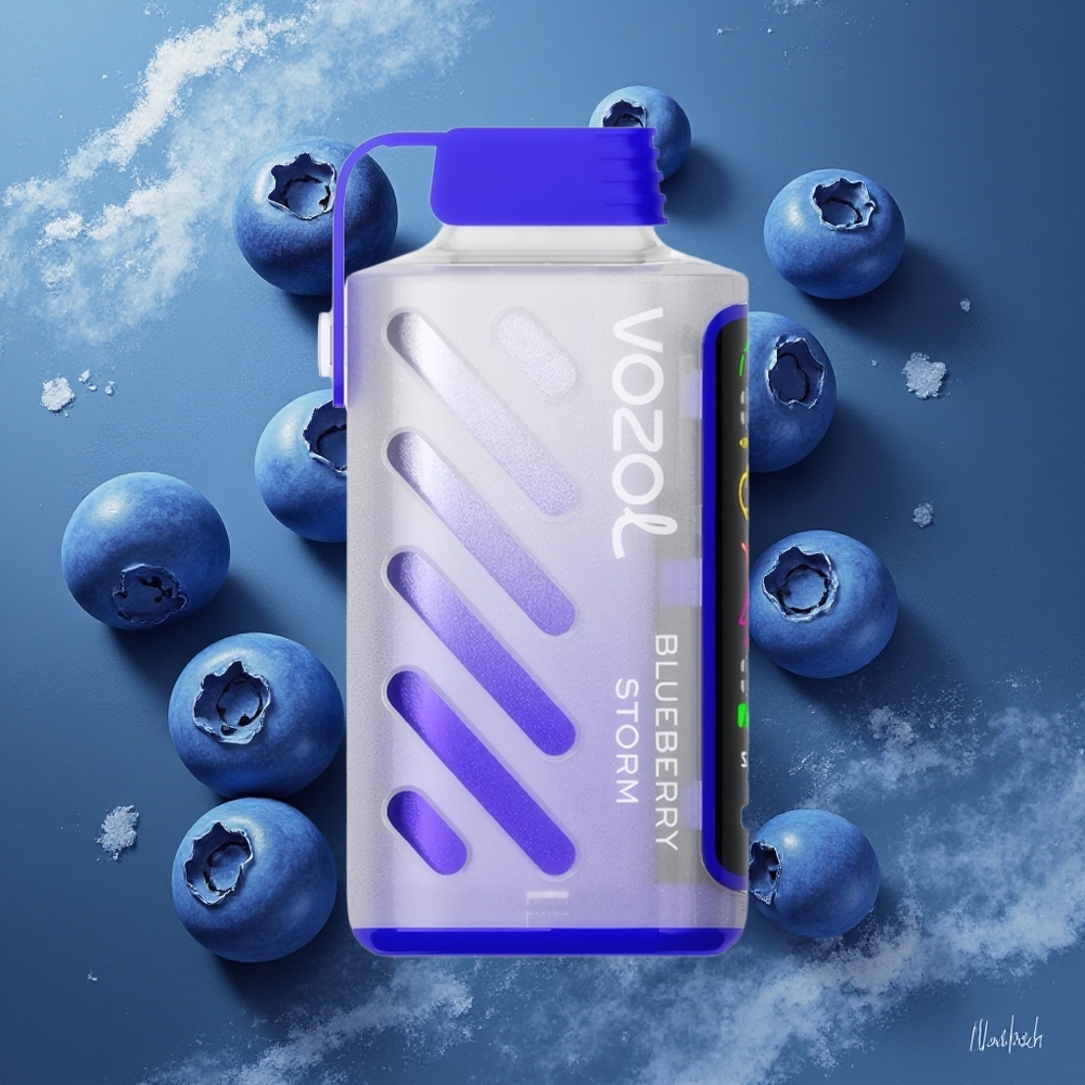 VOZOL Gear Power 20000 Puffs ブルーベリーストーム デュアルメッシュコイル Japan vape