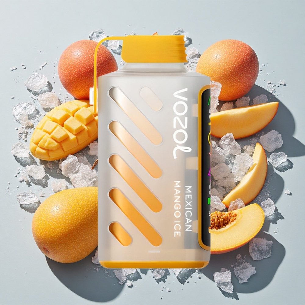 VOZOL Gear Power 20000 Puffs メキシカンマンゴーアイス フルスクリーンディスプレイ Japan vape