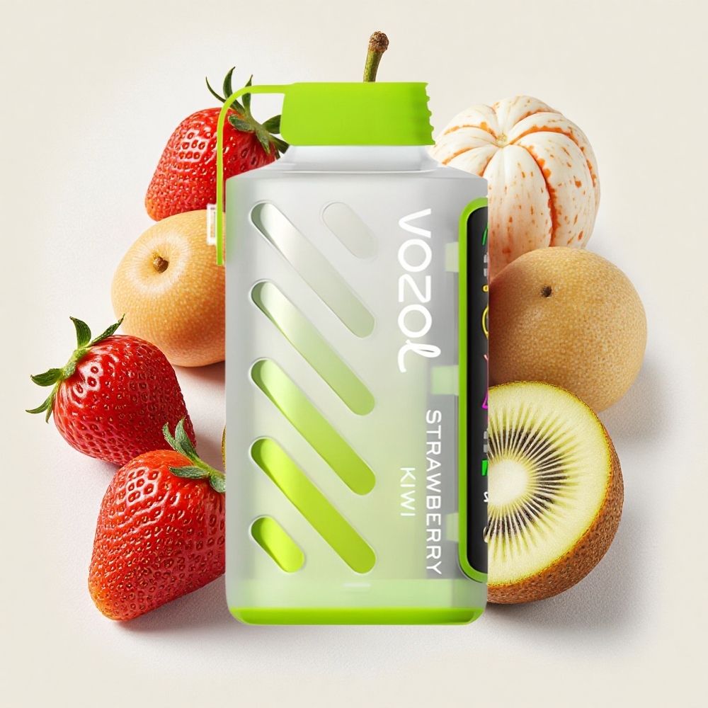 VOZOL Gear Power 20000 Puffs ストロベリーキウイ デュアルメッシュコイル Japan vape