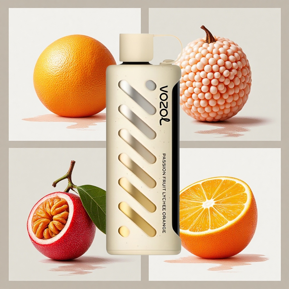 VOZOL Gear Shisha 25000パッフ パッションフルーツライチオレンジ Japan vape