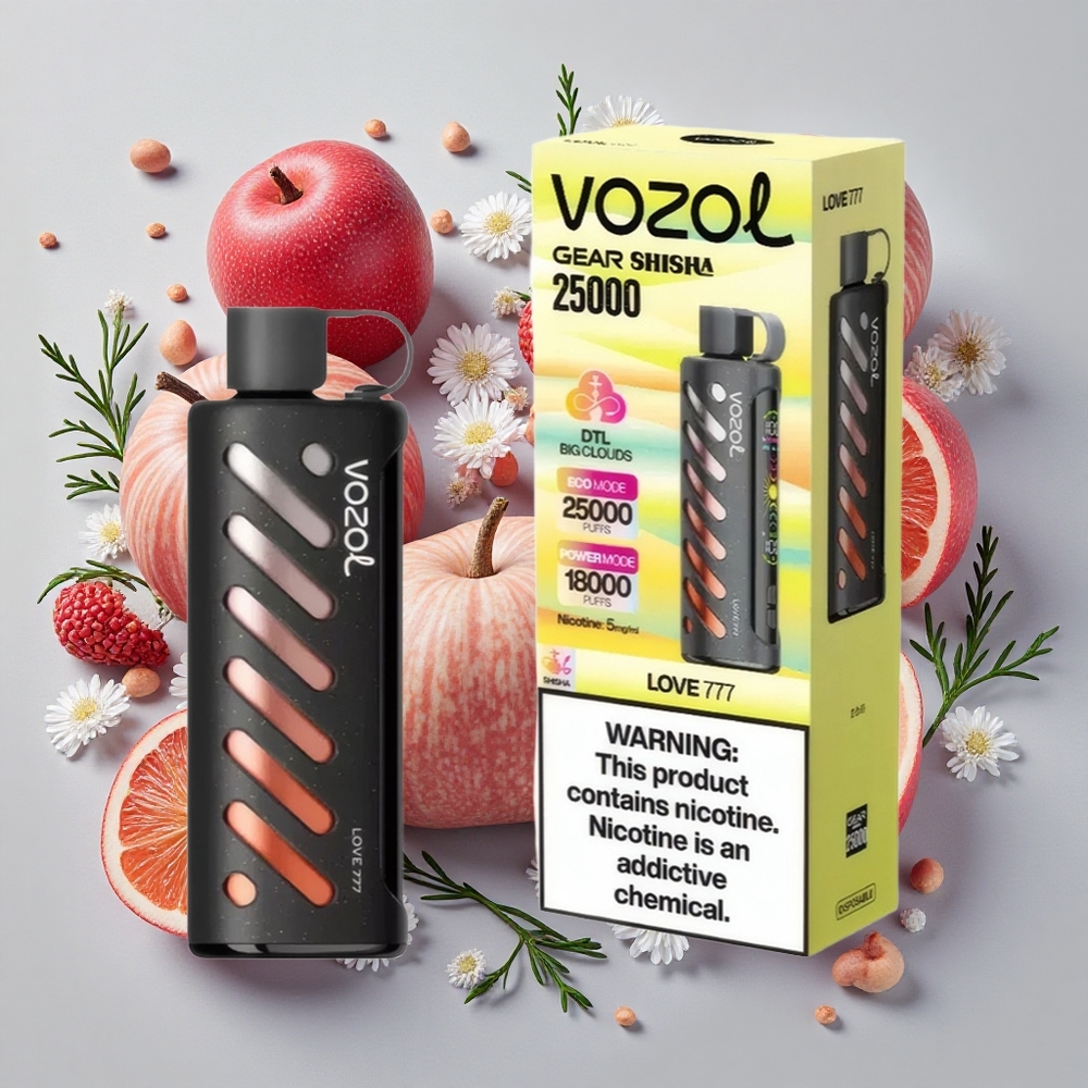 VOZOL Gear Shisha 25000 Puffs 30種類の美味しいフレーバー Dual Mesh Dual Modes Japan vape