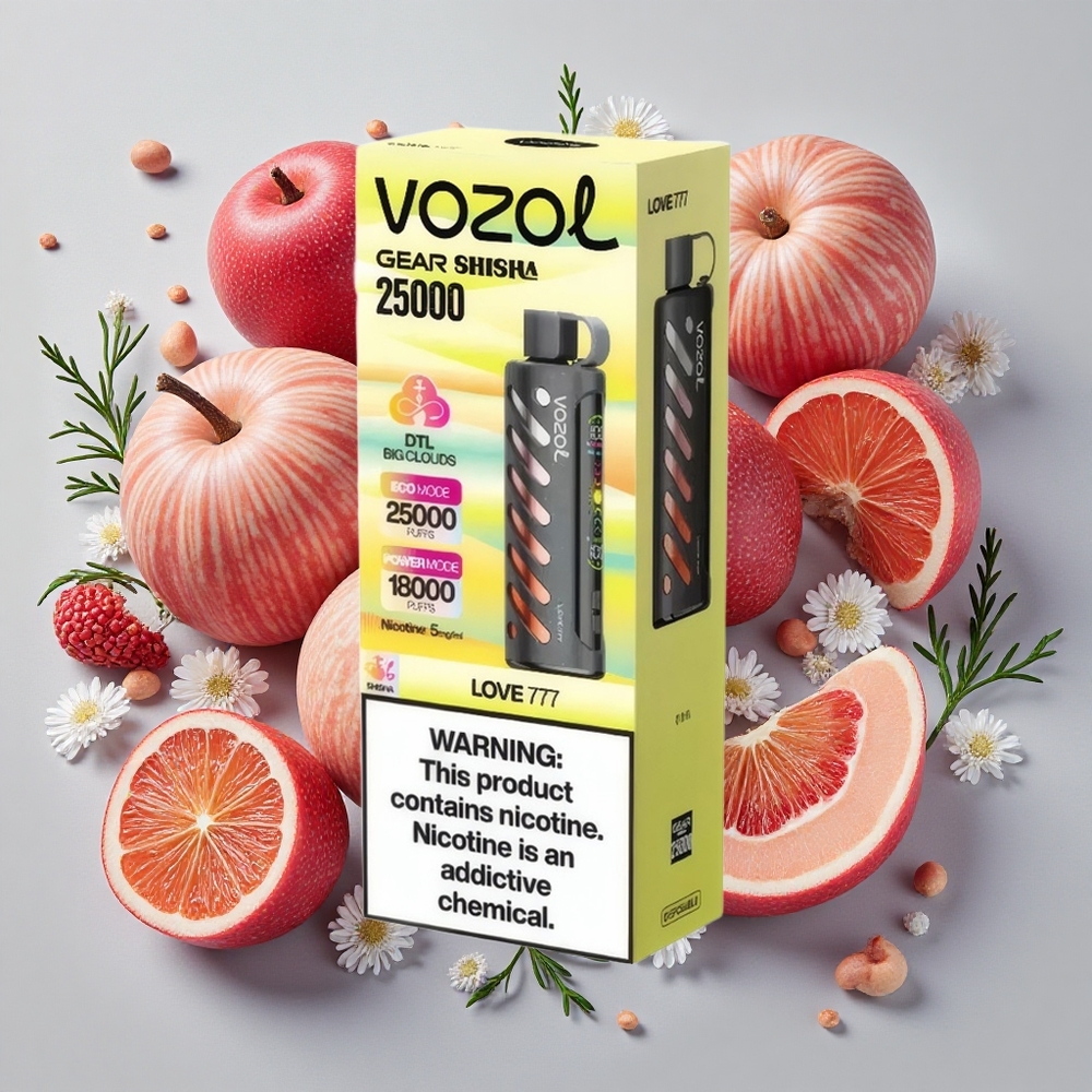 VOZOL Gear Shisha 25000 Puffs 30種類の美味しいフレーバー Dual Mesh Dual Modes Japan vape