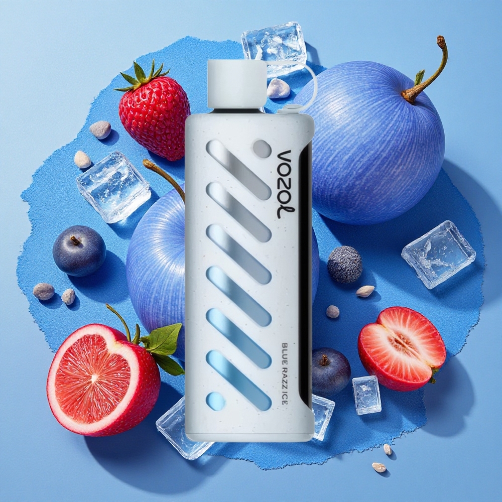 VOZOL Gear Shisha 25000 Puffs ブルーレズアイス 30種類のフレーバー S.i.L.C Tech Japan vape