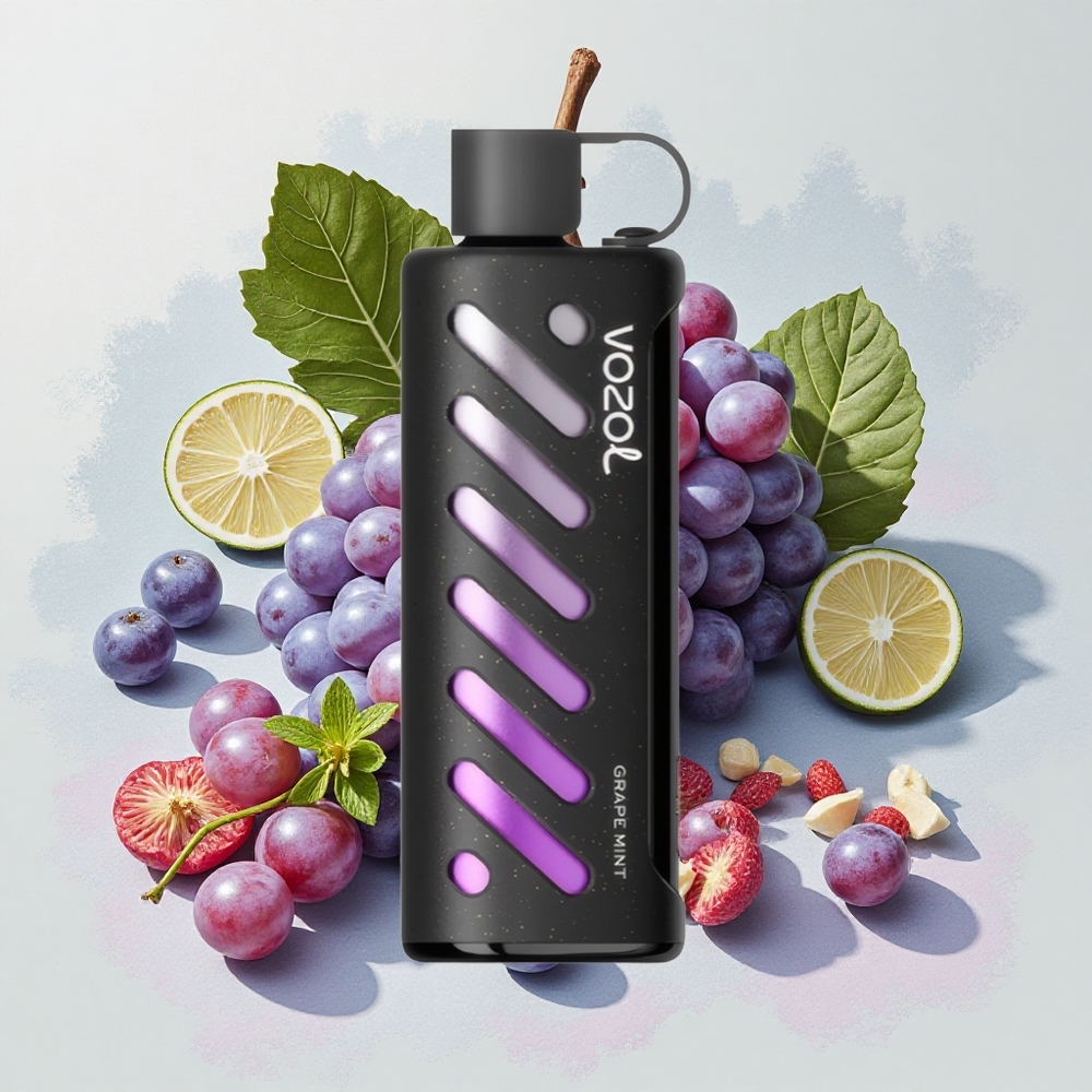 VOZOL Gear Shisha 25000 Puffs グレープミント S.i.L.C Tech搭載 Japan vape