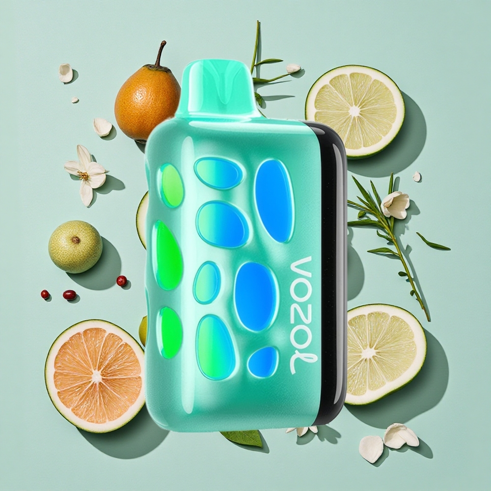 VOZOL RAVE 40000 クールミント 270度ビビッドグローデザイン Japan vape