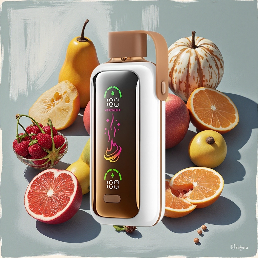 VOZOL Star 20000 Puffs ドラゴンストロベリーバナナ 2.2インチHDミラー画面 Japan vape