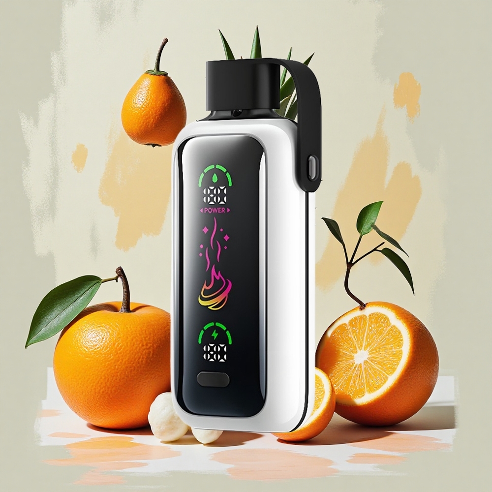 VOZOL Star 20000 Puffs オレンジパイナップルライチ 2.2インチHDミラー画面 Japan vape