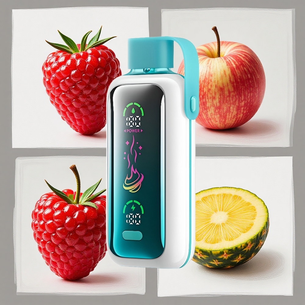 VOZOL Star 20000 Puffs ラズベリーリンゴスイカパイナップル Japan vape 2.2インチHDミラー画面搭載