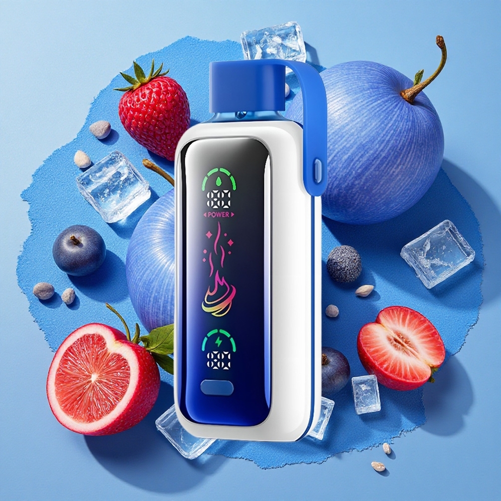 VOZOL Star 20000 Puffs ブルーラズアイス デュアルメッシュ Japan vape